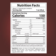 Load image into Gallery viewer, Hickory BBQ Flavored Banana Chips (Pack of 6).