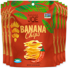 Load image into Gallery viewer, Thai Sweet Chili Flavored Banana Chips (Pack of 6).
