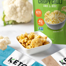 Load image into Gallery viewer, Keto Cauli Chips, Garlic &amp; Herbs (Pack of 4).
