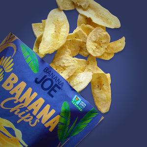 Sea Salt Flavored Banana Chips (Pack of 6)